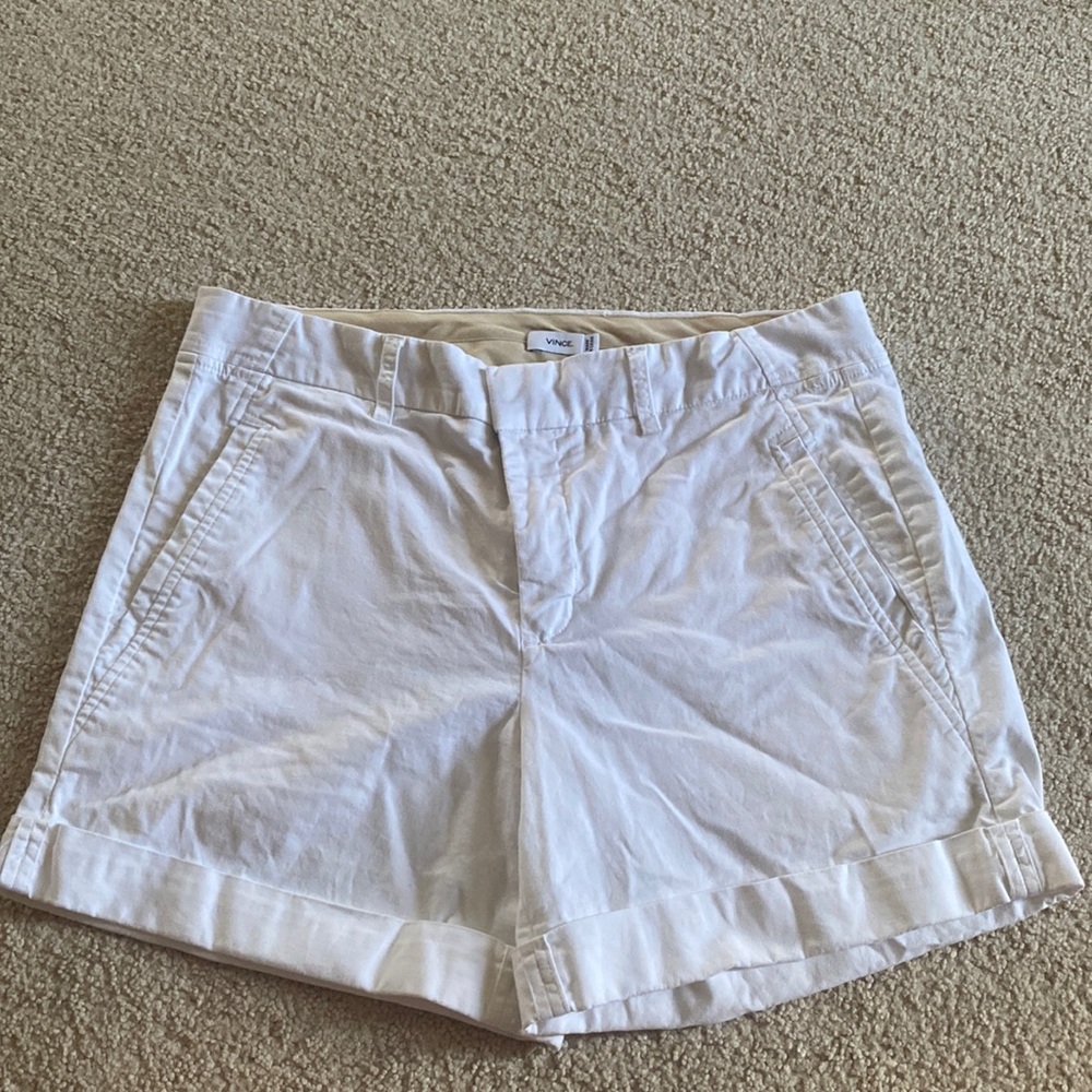 White Vince shorts